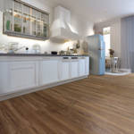 gerbur aqua click jarrah vinyl click flooring in kitchen