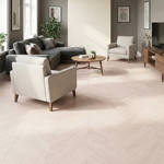 RP Chevron Classic Mist 07 Parquet Wood Flooring Livingroom