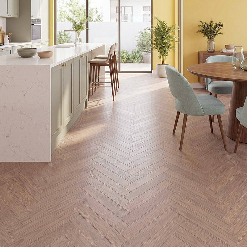 RP Herringbone New England 17 Engineered Wood Flooring Kitchen