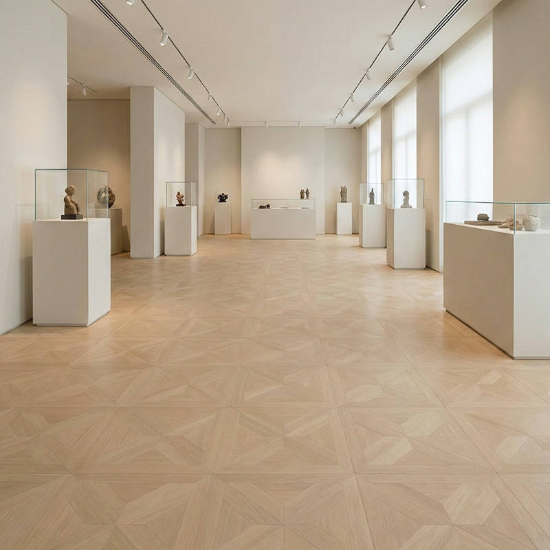 RP Chelsea Square Gilded Lines Honeycombe 13 Hotel Boutique Showroom Parquetry Wood Flooring