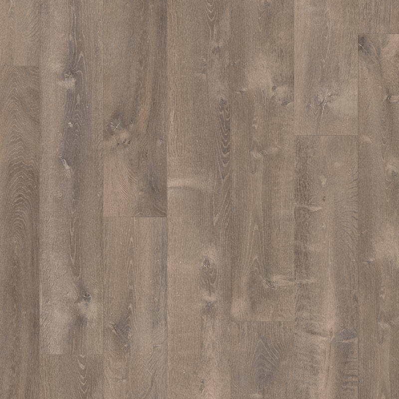 QS Pulse Sand Storm Oak Brown Vinyl Click Flooring Swatch