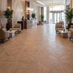 RP Chelsea Square Gilded Lines New England 17 Hotel Reception Parquetry Wood Flooring
