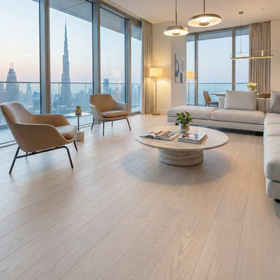 RP Bernera Supreme Dove 14 Engineered Wood Flooring Luxury Livingroom