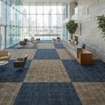 british carpet mills blue casini 558 carpet tiles in waiting area