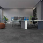 QS Ambient Black Slate Office Vinyl Click