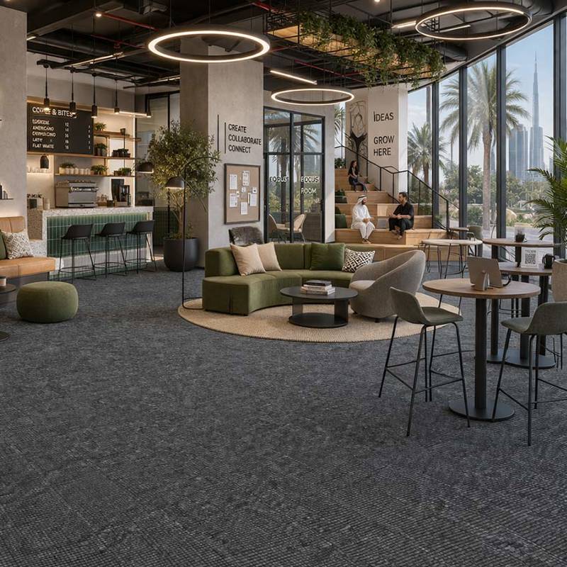 Viper 979 Carpet Tiles Modern Co Working Hub In Dubai