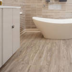 gerbur aqua click lime tree vinyl click flooring in bathroom