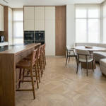 RP Chelsea Square Lush Square Tawny 15 Villa Dinning Kitchen Parquetry Wood Flooring