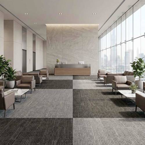 british carpet mills casini 548 carpet tiles in reception