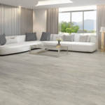 QS Ambient Light Grey Travertin Living Room Vinyl Click