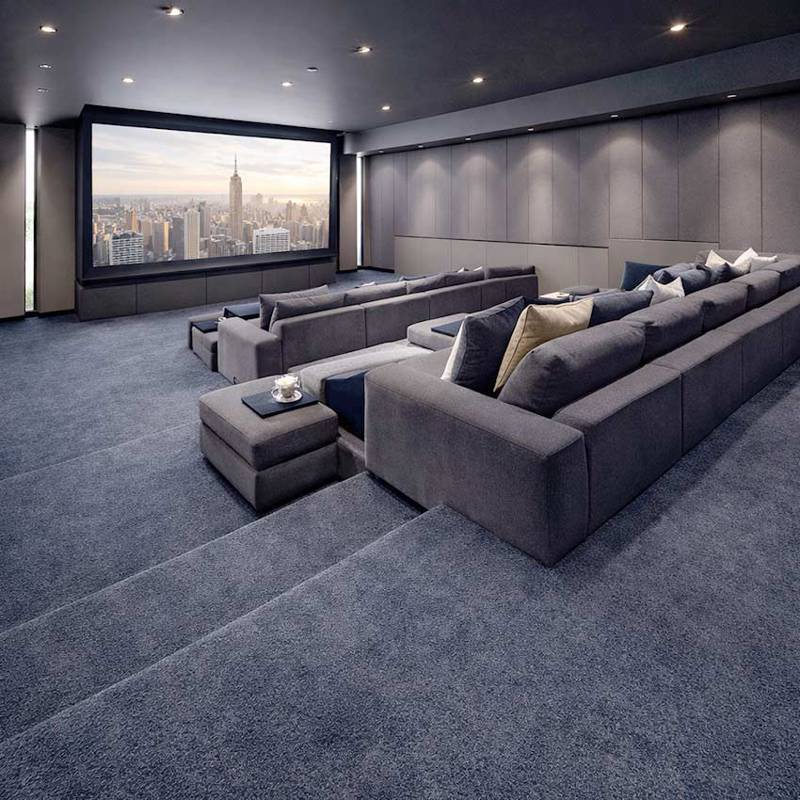 Wall To Wall Carpet Tiles Balta Lily CRP BLT LIL 04 Villa Home Cinema Lounge