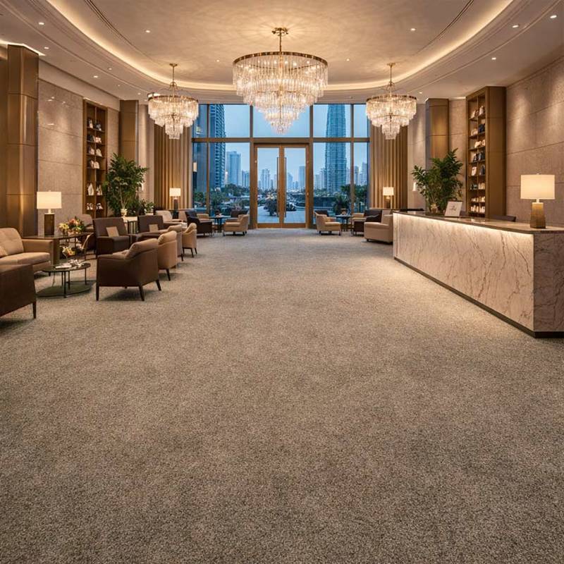 Luxurious Hotel Lobby In Dubai