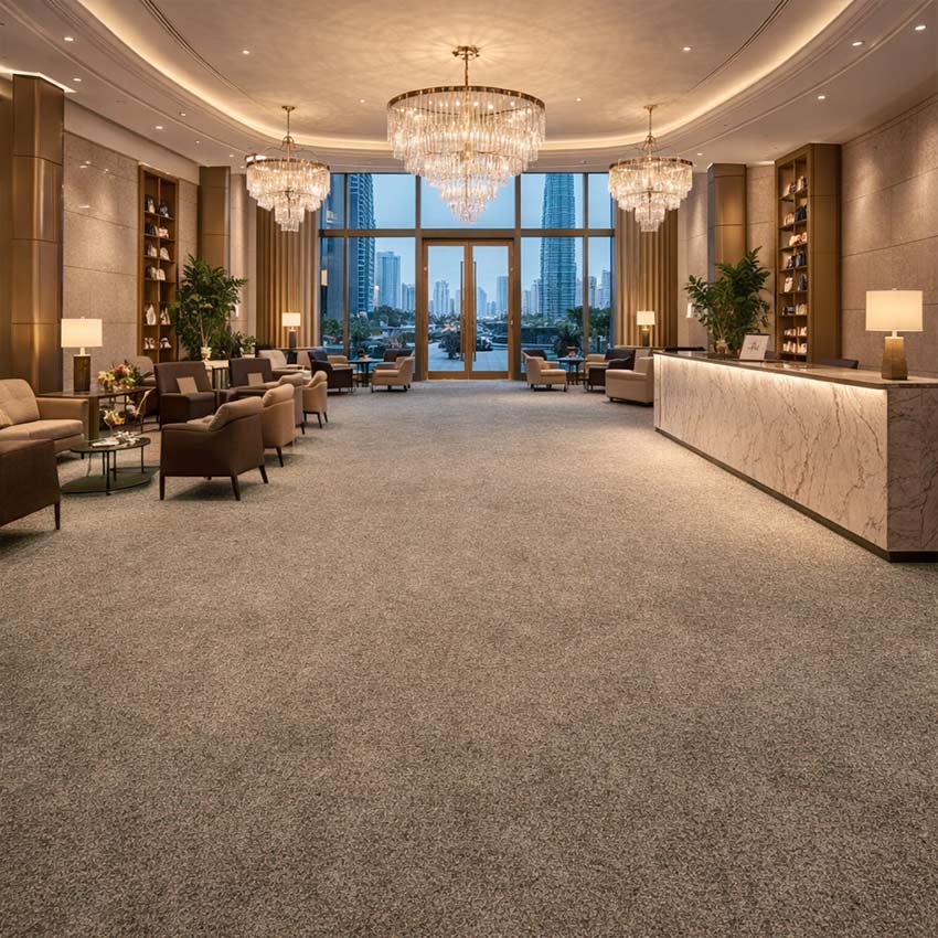 Luxurious Hotel Lobby In Dubai