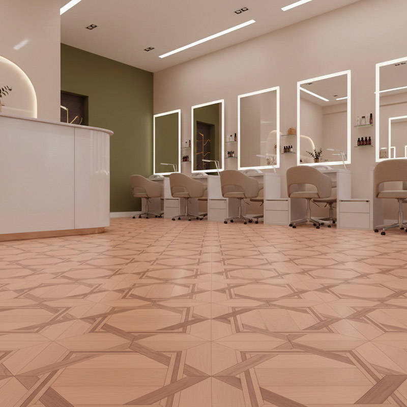 RP Chelsea Square Linear Vogue Cinnamon 21 Beauty Parlor Parquetry Wood Flooring