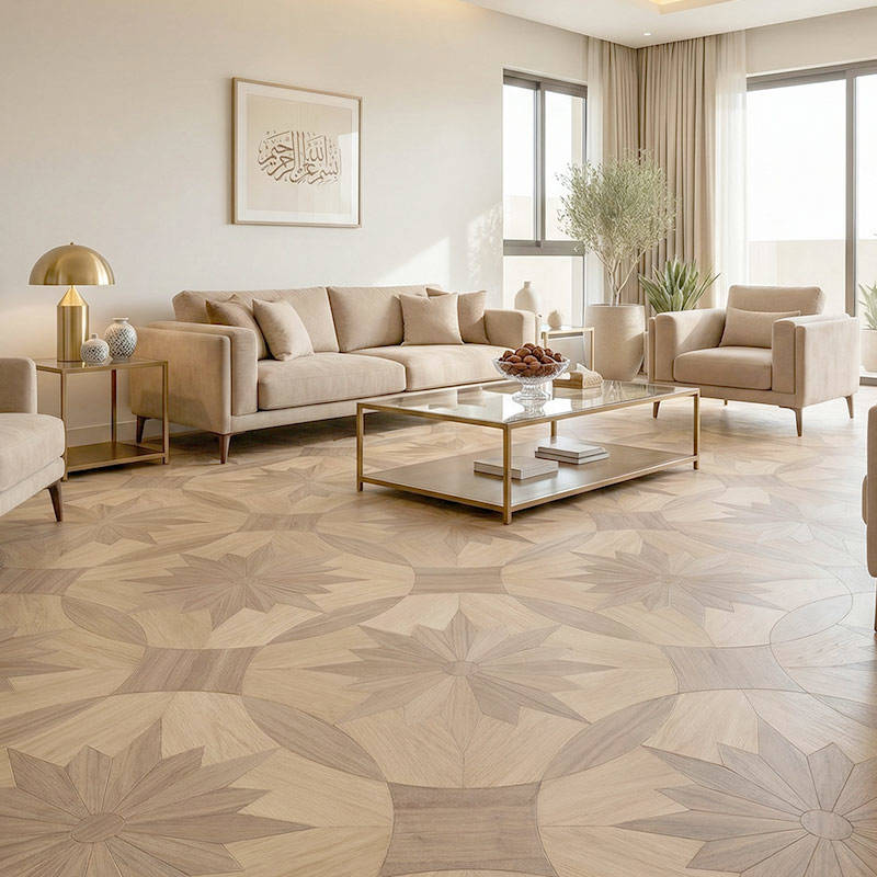RP Chelsea Square Magnificence Tawny 15 Majlis Parquetry Wood Flooring