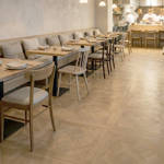 RP Chelsea Square Versailles Sandcastle 10 Parquetry Wood Flooring Cafe