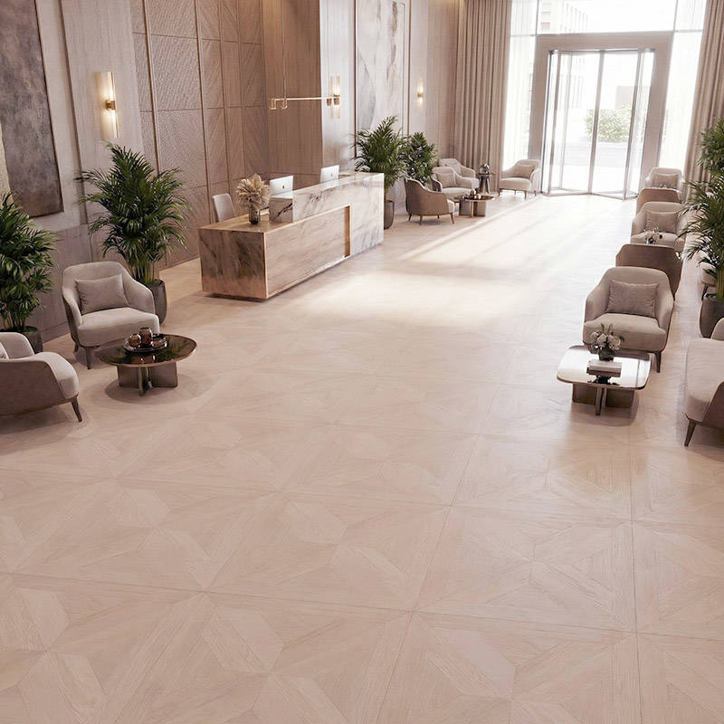 RP Chelsea Square Gilded Lines Tundra 08 Reception Parquetry Wood Flooring