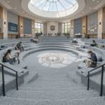 Wall To Wall Carpet Tiles CRP BLT GLOR 05 University Central Rotunda Study Forum