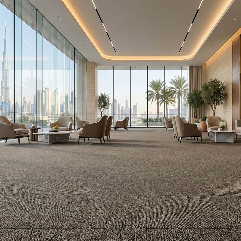 british carpet mills sky gardens 546 carpet tiles in hotel reception