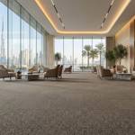 british carpet mills sky gardens 546 carpet tiles in hotel reception