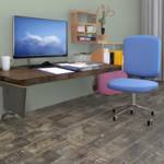 old dark rustical gerbur verdi laminate flooring in home office