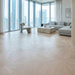 RP Chelsea Square Elegant Wave Steel 22 Luxury Living Area Parquetry Wood Flooring