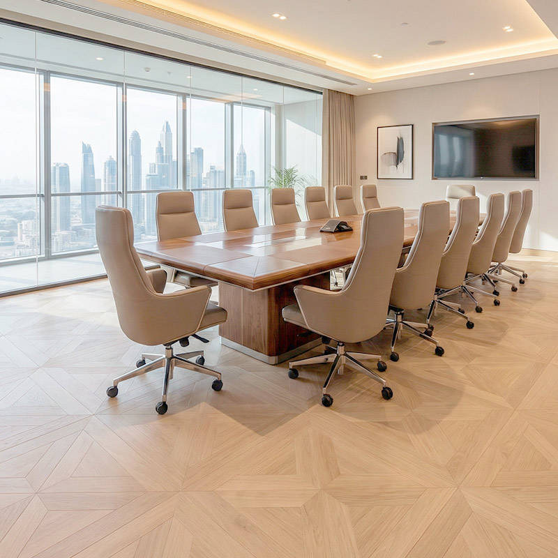 RP Chelsea Square Gilded Lines Dawn 09 Boardroom Parquetry Wood Flooring