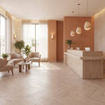 RP Chevron Cask 16 Engineered Wood Flooring Reception
