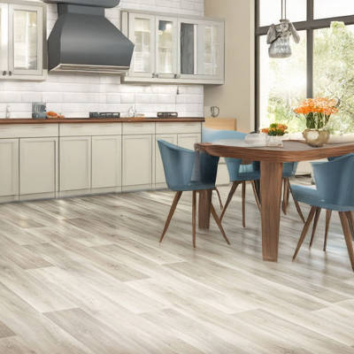berry alloc pure planks lime oak vinyl click plank in kitchen
