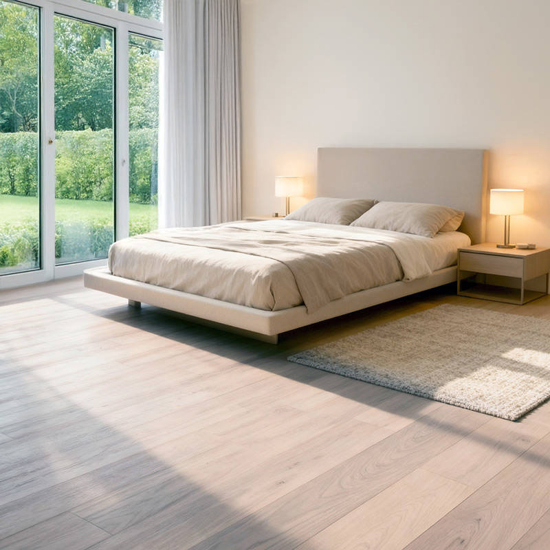 royal parquet oxford classic sandcastle engineered wood flooring in bedroom