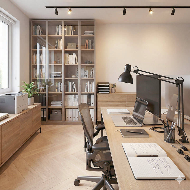 RP Boa Hybrid Herringbone Dawn 09 Home Office Engineered Wood Flooring
