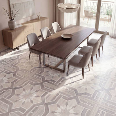 RP Chelsea Square Art Mosaic Mist 07 Dinning Area