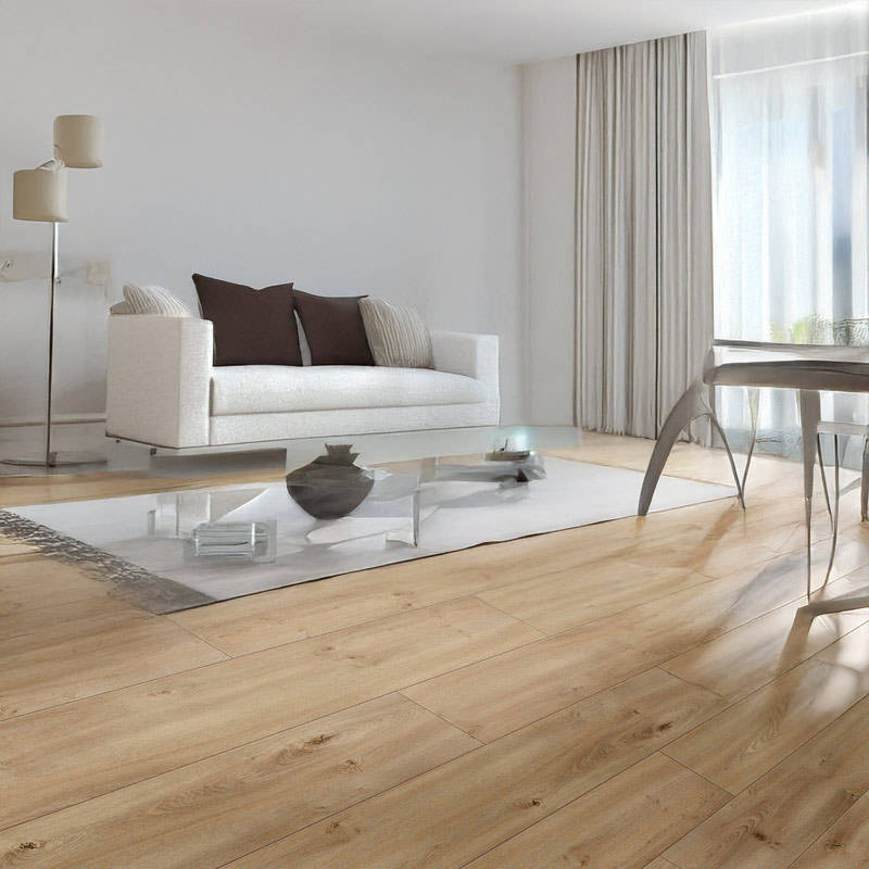 gerbur ultra garda oak laminate flooring in lounge