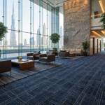 british carpet mills blue casini 558 carpet tiles in office space