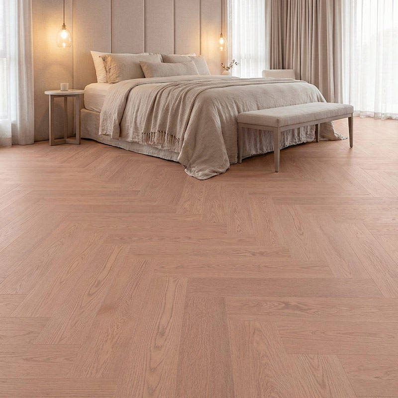 RP Boa Hybrid Herringbone Cinnamon 21 Engineered Wood Flooring Bedroom Flooring