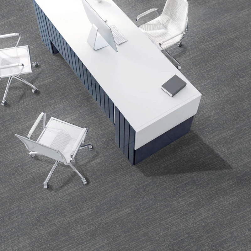 british carpet mill autumn grey and dark grey patterned carpet in an office