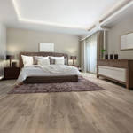 Click Plus Cottage Oak Brown Grey QS BACL 40026 Bedroom