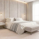 RP Boa Hybrid Herringbone Mist 07 Bedroom Enginrred Wood Flooring