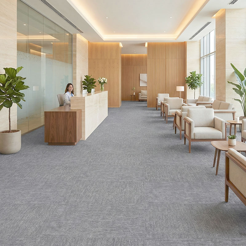 british carpet mills hurricane 2 carpet tiles in office reception