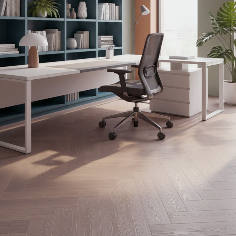 RP Herringbone Basil 18 Engineered Wood Flooring Home Office