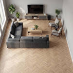 SH Bourbon 05 Engineered Eternal Herringbone Wood Flooring Familyroom