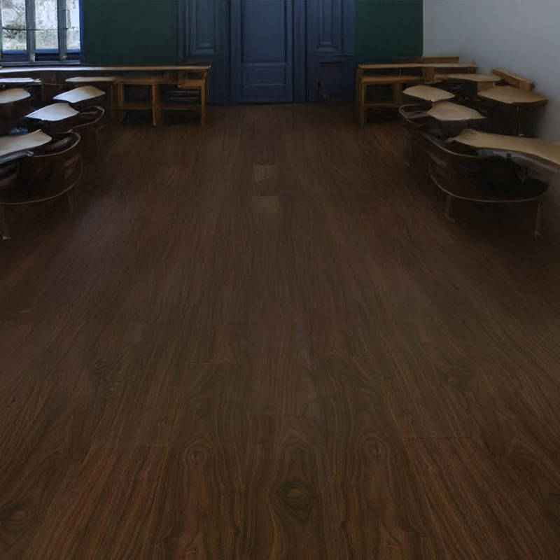 walnut gerbur wagner laminate flooring in sitting room
