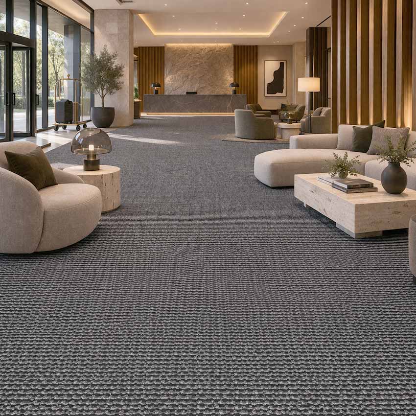 Wall To Wall Luxury Lobby With Neutral Tones CRP BLT ACE 06
