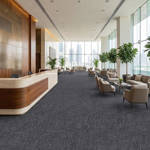 british carpet mills hurricane 4 carpet tiles in office lobby