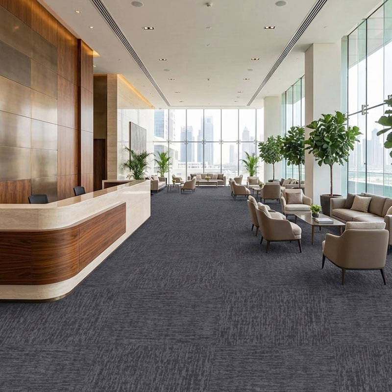 british carpet mills hurricane 4 carpet tiles in office lobby
