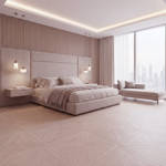 RP Chelsea Square Elegant Wave Tundra 08 Parquetry Flooring Bedroom
