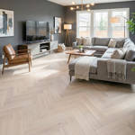 royal parquet classic linen wood parquet herringbone flooring in living area