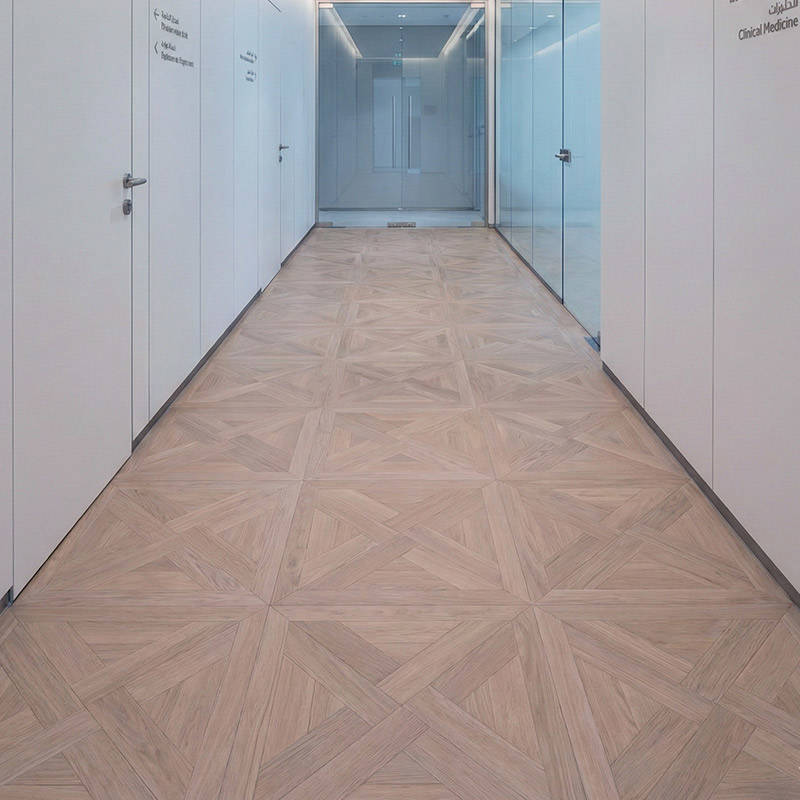 RP Chelsea Square Elegant Wave Cask 16 Corridor Parquetry Wood Flooring