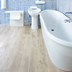 berry alloc pure planks authentic oak light grey vinyl click planks in bathroom