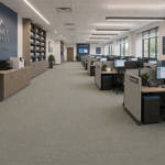 Anemone Carpet Tiles CRP BLT ANMN 05 Hall In Modern Office